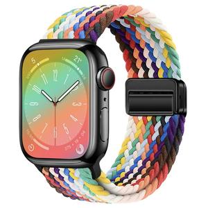 Compatibilidad con <span class=keywords><strong>Apple</strong></span> IWatch, correa de reloj con hebilla magnética de nailon tejido con correa universal transpirable a la moda S10 - Product Image 1