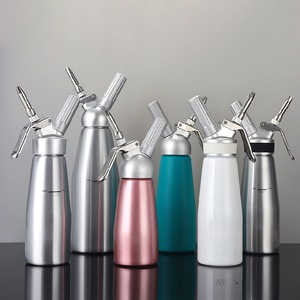 <span class=keywords><strong>Siphon</strong></span> à crème <span class=keywords><strong>professionnel</strong></span> en aluminium commercial de 500 ml pour distributeur de crème, fouet à crème, outils de dessert - Product Image 3