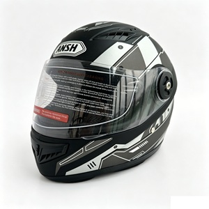 OFUN Caschi Integrali Neri di Alta Qualità per Moto, Vendita all'Ingrosso, Pubblicità, Personalizzazione Decalcomanie, Taglia L XL Uomo - Product Image 3