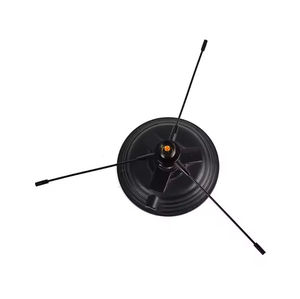 Antenne combinée à base magnétique noire avec signal amélioré, kit de montage au sol pour radio mobile de bus - Product Image 5
