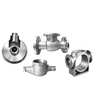 Boîtier de soupape mécanique moulé par investissement, composants en alliage d'acier inoxydable usinés CNC cinq axes