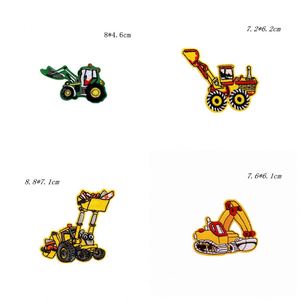 Factory Cheap No Minimum Iron on Plain Thread Embroidery Shop Truck Patch for Boy - Product Image 3