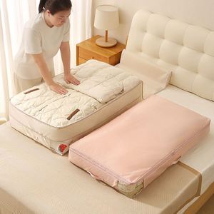 Nouveaux sacs de rangement sous lit en tissu sergé avec fermetures éclair, organiseurs de placard, bacs de rangement pour couettes et couvertures - Product Image 1