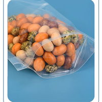 Sac d'emballage personnalisé clair fruits secs aliments secs écrou ou aliments à fermeture éclair pochette debout
