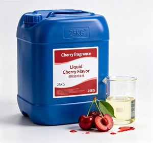 Arôme de <span class=keywords><strong>cerise</strong></span> liquide de qualité alimentaire, essence de <span class=keywords><strong>cerise</strong></span> à haute concentration, soluble dans l'eau et l'huile, pour les boissons, la boulangerie, les bonbons, la crème glacée - Product Image 1
