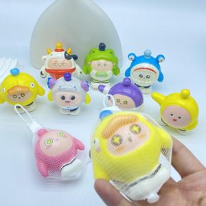 Juguetes de PU de rebote lento, juguete antiestrés Kawaii, juguete blandito antiestrés de dibujos animados de anime, juguete de apretar a mano para niños, para Mini Crance - Product Image 2
