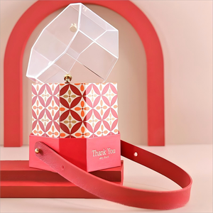 <span class=keywords><strong>2025</strong></span> Bán Buôn Tái Sử Dụng Hình Lục Giác Hình Dạng Rõ Ràng Cửa Sổ Cứng Nhắc Hộp Màu Acrylic Di Chuyển Nắp Cho Nghệ Thuật Sáng Tạo Xách Tay Hộp Quà Tặng - Product Image 2