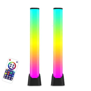 Питаемые через USB порт RGB под монитор компьютерный стол свет бар пульт дистанционного управления с регулируемой яркостью Светодиодная лампа с динамическими наушниками до радужного цвета