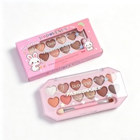 Commerce extérieur transfrontalier DoDo VENUS PD-076 Palette de fards à paupières 12g 12 couleurs Poudre nacrée Finition fine scintillante Mat Paillettes Texture fine