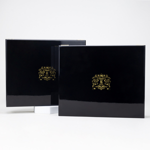 Cajas de madera de laca de piano personalizadas, caja magnética de MDF para joyería, paquete de reloj de perfume, caja de perfume de madera - Product Image 5