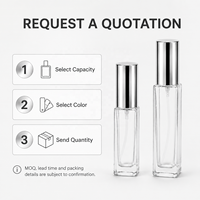 Flacon vaporisateur de parfum portable en verre 5ml 10ml, atomiseur de voyage rechargeable, flacon échantillon de parfum vide