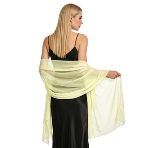 Sciarpa/Stola Elegante in Chiffon Trasparente da <span class=keywords><strong>Donna</strong></span>, Leggera Copertura per <span class=keywords><strong>Spalle</strong></span>, Ideale per Abiti da Sposa, da Sera e Occasioni Formali - Product Image 6