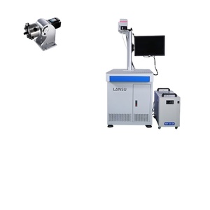 LANSU 10W UV Laser Marking Machine and Laser Engraving Machine Glass <b>Plastic</b> Paper Cloth Stand Laser Marking Machine - Product Image 1