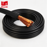 Cable de Soldadura Huaqi de Alta Flexibilidad YH 16, Núcleo 100% Cobre, Revestimiento de Goma Resistente a las Llamas para Soldadura Industrial