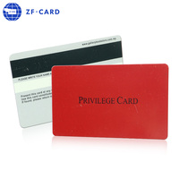 Tarjetas Magnéticas de PVC con Impresión VIP de Tamaño Personalizado, Sin Chip, de Alta Calidad, Fabricantes de Tarjetas ZF con Relieve