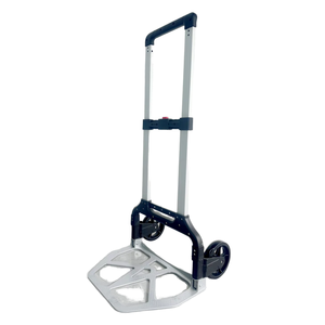 Aluminium Opvouwbare Steekwagen 265 Lbs <span class=keywords><strong>Trolley</strong></span> Kar Telescopische Handgreep Twee Wielen Opbergwagen Draagbare Kar - Product Image 1