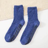 Chaussettes de lit en vrac d'hiver pour femmes avec oreilles floues mignonnes en polyamide anti-dérapant avec fond en caoutchouc à prise personnalisée