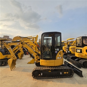 Miniexcavadora usada Cat 303,5 303.5E de 3 toneladas, excavadora pequeña Caterpillar 303.5ECR de segunda mano con acopladores rápidos - Product Image 3