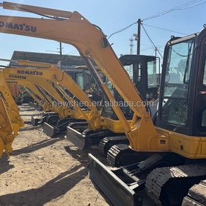 Used Komatsu PC55 Mini Excavator 5 Ton Capacity Low Working Hours Includes Core Components Motor Gearbox <b>Gear</b> Pump Bearing PLC - Product Image 6