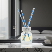 Diffuseur de parfum en verre vide avec bouchon, design moderne et unique, personnalisable avec logo, aromes d'aventurine, flacon d'huile essentielle de luxe