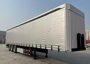 Multifunction 3 Axle Curtainsider Semi <strong>Trailer</strong> 40FT <strong>Tautliner</strong> Curtains 45 Feet Van <strong>Box</strong> Side Curtain <strong>Trailer</strong> for Sale - Product Image 4