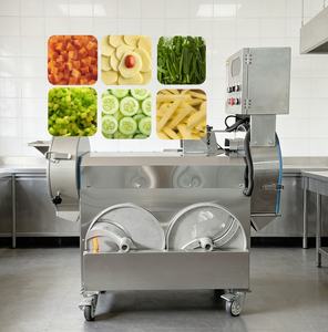 Cortadora <span class=keywords><strong>de</strong></span> Verduras Eléctrica Comercial <span class=keywords><strong>de</strong></span> Acero Inoxidable, Rebanadora <span class=keywords><strong>de</strong></span> Tomates y Patatas - Product Image 3