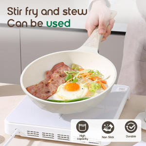 Conjunto de Utensílios de Cozinha Cerâmicos Antiaderentes de 21 Peças com Fundo de Indução em Alumínio e Cabo de Baquelite - Product Image 4