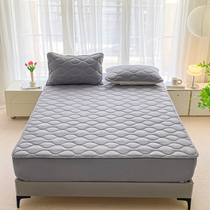Protège-<span class=keywords><strong>matelas</strong></span> matelassé épaissi anti-salissures à poches profondes, garni de coton creux, housse de lit imperméable <span class=keywords><strong>pour</strong></span> <span class=keywords><strong>tous</strong></span> les types de <span class=keywords><strong>matelas</strong></span> et tailles - Product Image 4