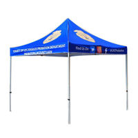 Carpa de Exhibición de Aleación de Aluminio con 40 Tubos, Tipo Diamante, para Exteriores, Puesto de Venta Ambulante, Sombrilla Cuadrada, para Comercio Exterior, Exportación, Publicidad