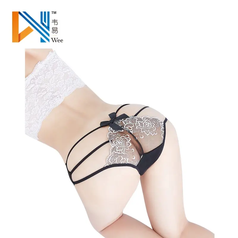 ladies charming lingerie hot women model underpants hip transparent open underwear g string panties sexy