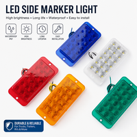 Nouveaux feux latéraux LED ENSAITE DH-023 24V18 pour camions et remorques - Remplacement des feux de position et de signalisation