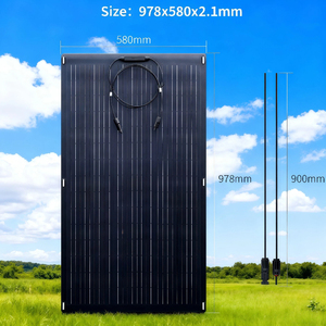 Alecter <b>Solar</b> APH-P96 Ultra-Light <b>100W</b> Monocrystalline Silicon Flexible <b>Solar</b> <b>Panel</b> High Efficiency TUV for <b>Solar</b> <b>Panel</b> - Product Image 2