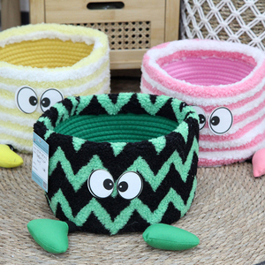 Vendita calda piccolo simpatico cesto portaoggetti in cotone design animale - Product Image 3