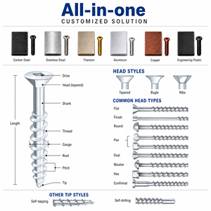 Viti Autofilettanti Personalizzate in Acciaio <span class=keywords><strong>Inox</strong></span> 304 Nero con Testa Esagonale Smussata, Viti a Testa Piatta Grande e Sottile M2 M3 M4 M5 M8 - Product Image 4