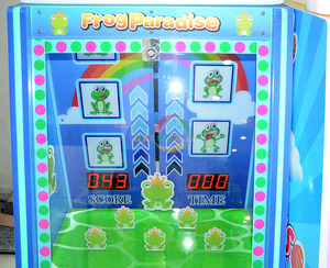 Máquina de Juego Arcade de Golpear Ranas con Monedas Frog Paradise para Niños - Product Image 6