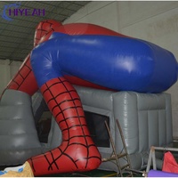 Trampoline gonflable Spiderman pour enfants, jouet en PVC populaire, maison de saut Spiderman