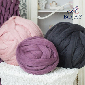 Lana <span class=keywords><strong>Merino</strong></span> Len Bóng Sợi, Sợi Len Chunky 21 Micron Cho Cánh Tay Đan Chăn, Sợi Len Dày - Product Image 3