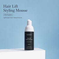 Fabricant professionnel de mousse coiffante avec formule volume et lift des racines pour les marques de salons