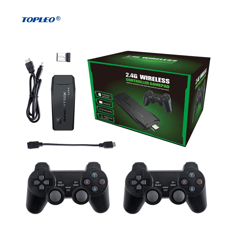 Topleo Game Stick Boksmachine Meerdere Talen Elektronische Videogame Consoles Game Stick