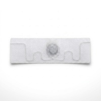 Etiqueta RFID de Doble Frecuencia HF + UHF para Lavandería, EM4425, 70 mm x 20 mm, Etiqueta Textil Flexible para Clasificación de Ropa en Lavanderías Comerciales