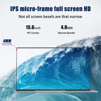 Ordinateur portable RS 15.6 pouces 16GB 512GB SSD Windows 10 11 Notebook Intel Celeron N5095 Office Computer Backlit Fingerprint WiFI Camera BT