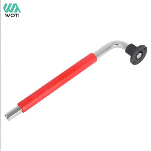 Yueli Bicycle Wrench Repair Tool For Mountain Bike <b>Cycling</b> Accessories With Red Handle And Black Head - Product Image 1