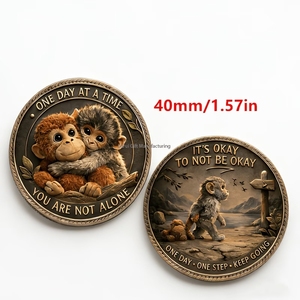 Pièce de monnaie en métal personnalisée avec émail de haute qualité, design 2D 3D, 40e anniversaire, souvenir du Chili, pièces commémoratives de défi, cadeau - Product Image 2