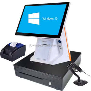 <span class=keywords><strong>Terminal</strong></span> <span class=keywords><strong>de</strong></span> point <span class=keywords><strong>de</strong></span> vente tout-en-<span class=keywords><strong>un</strong></span> WENJIE 15,6 pouces, écran tactile LED/LCD, sur pied, système d'exploitation Android/Windows/Linux, résolution 1920x1080 - Product Image 1