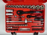 Catrapa 82 in 1 obeng mobil kualitas tinggi kotak alat perbaikan barang perangkat keras kunci pas Ratchet Set kotak soket
