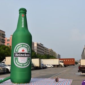 Réplique géante de bouteille de bière <span class=keywords><strong>Heineken</strong></span> gonflable, publicité promotionnelle personnalisée, affichage gonflable pour les marques de boissons/bars/événements - Product Image 6