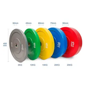 The Best Product Imports Rubber Home Bumper Weight Plate Gym Fitness Accessories Weight Plates Discs