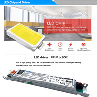 Luminaire linéaire LED moderne en aluminium pour hôtel, décoratif, 40W, 4ft, 5ft, à montage en surface, connectable, suspendu