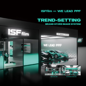 <span class=keywords><strong>Film</strong></span> teinté pour vitres de voiture ISF 22VLT 93% IRR <span class=keywords><strong>anti</strong></span>-<span class=keywords><strong>chaleur</strong></span> PET 1,52*30M, blocage du soleil avec isolation thermique, fabriqué par pulvérisation magnétique - Product Image 4