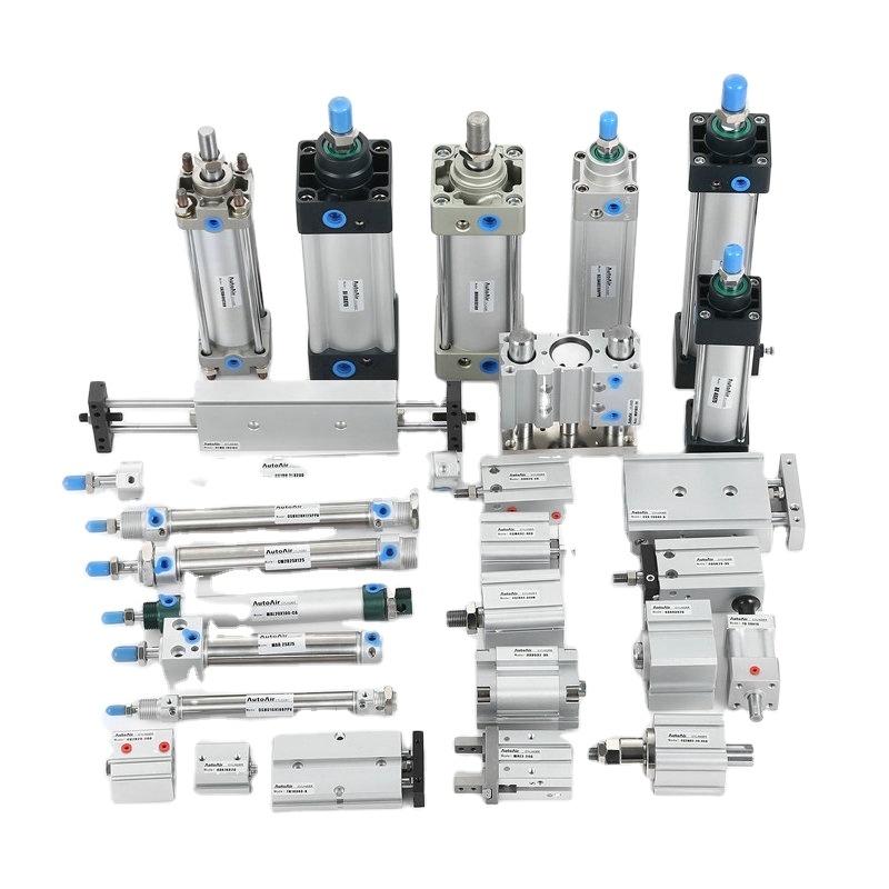 SMC MGQL Series Ball Bushing Bearing Pneumatic Compact Air Actuator Double Acting Type